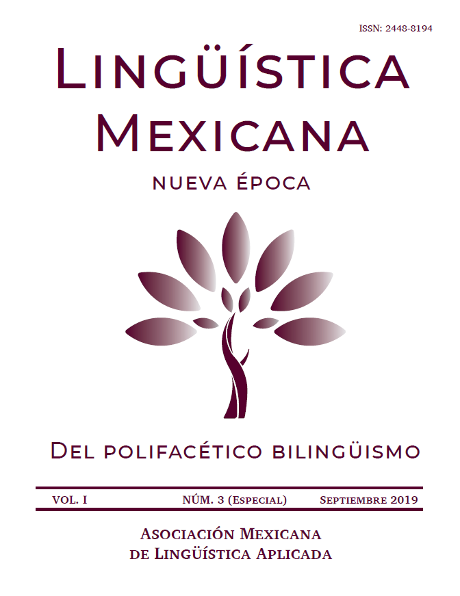 					Ver Vol. 1 Núm. 3 (2019): Número especial. Del polifacético bilingüismo
				