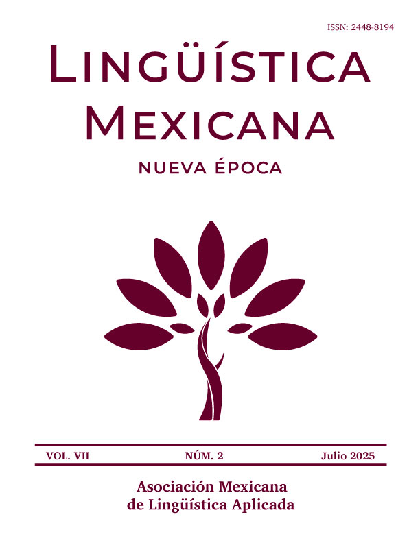 Portada LMNE volumen 7, número 2, 2025