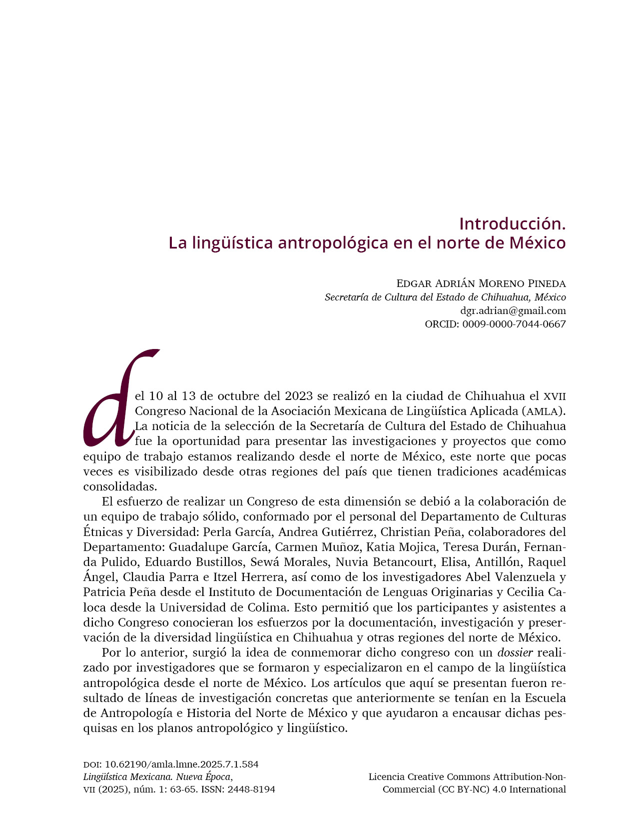 Introducción: La lingüística antropológica en el norte de México